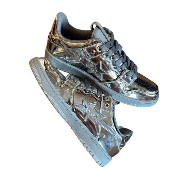 10 Brand New Bape X Hajime Sorayama Silver Sk8 Sta main image 5